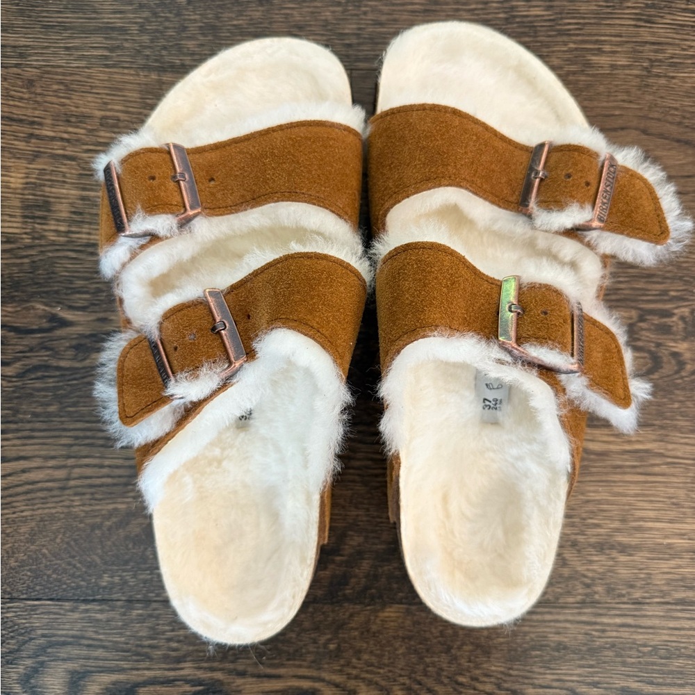 Arizona Shearling Birkenstocks